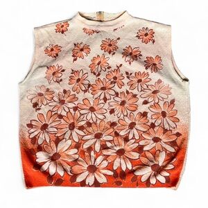 American Vintage Floral Daisy Tank Top